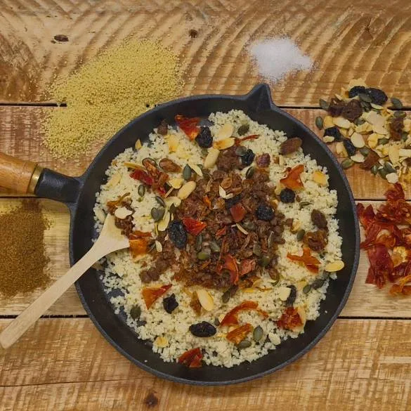 north african couscous with lamb