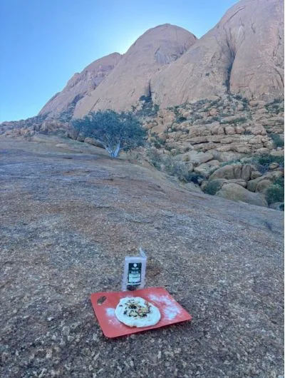 making bread at spitzkoppe